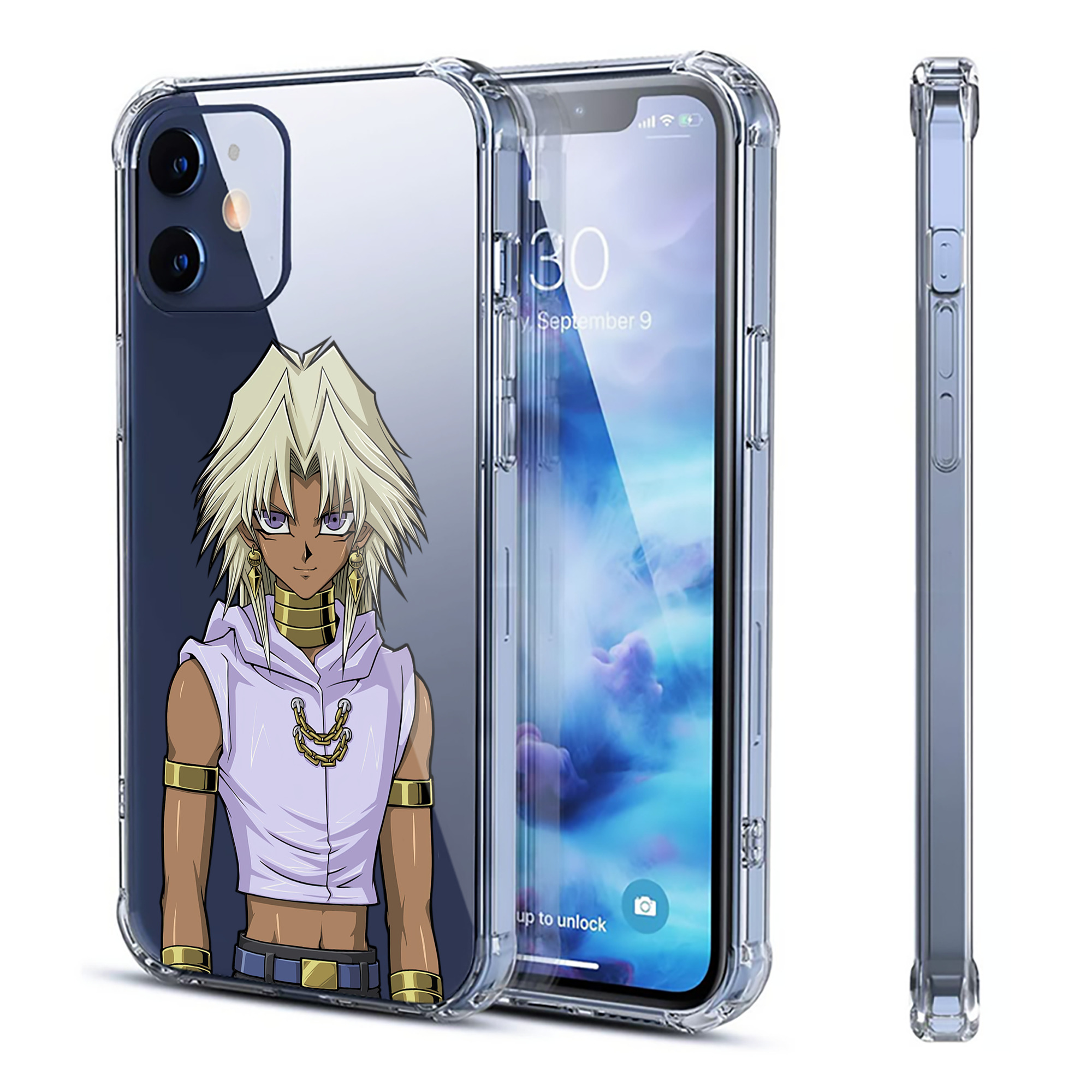 （画像用） 遊☆戯☆王 Yu-Gi-Oh! 【iPhone 12シリーズ対応】透明スマホケース（クリアソフトケース）